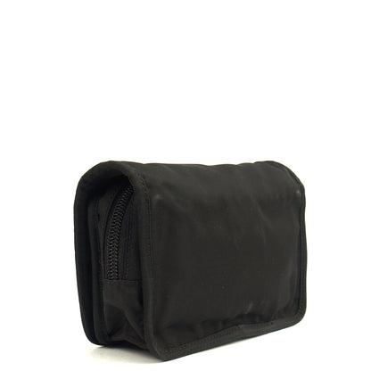 Prada Wallet Nylon Pouch Wristlet in Black, Nylon — Side View