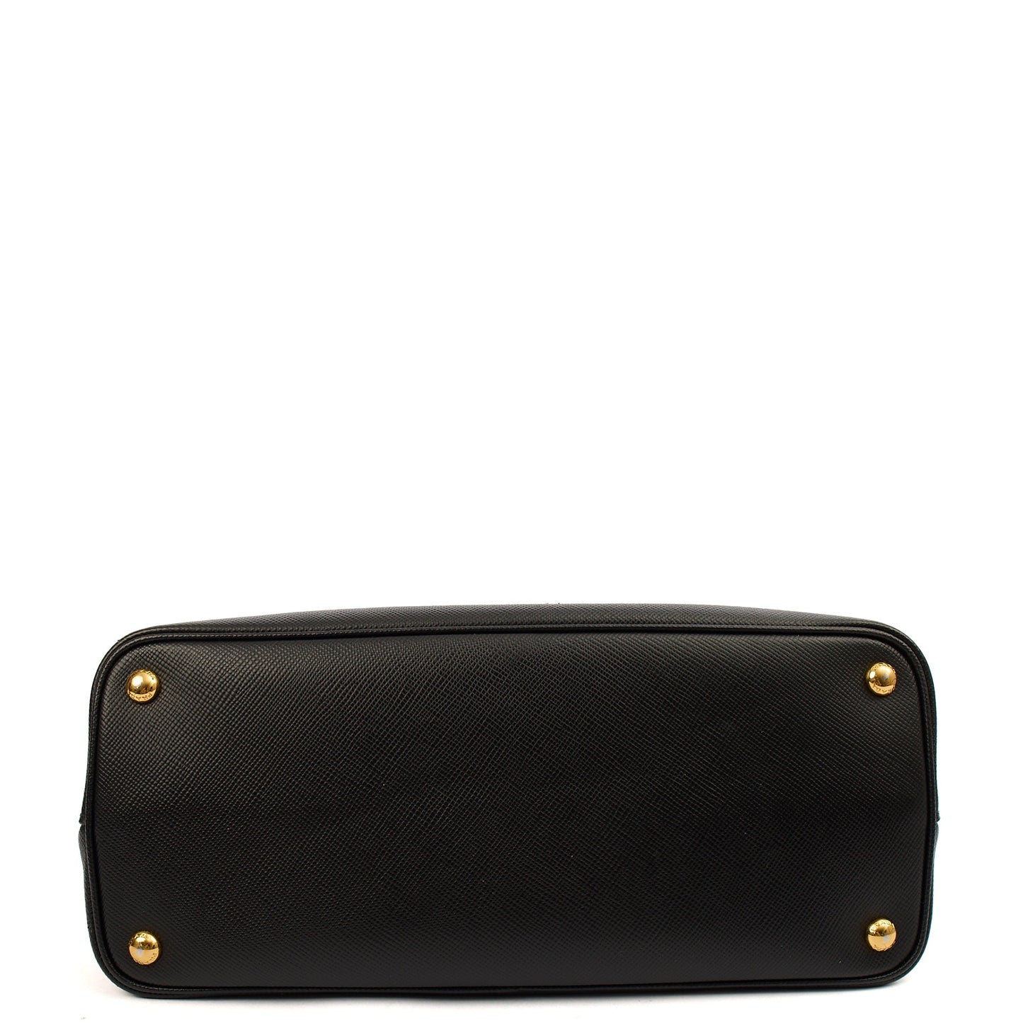 Prada Tote Double Tote - Medium in Black, Saffiano Leather — Alternate View 12