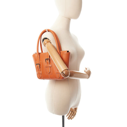 Loewe Vintage Shoulder Bag in Orange, Leather — Alternate View 23