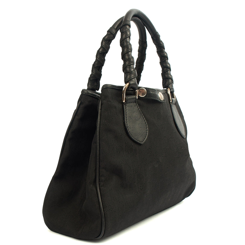 Christian Dior Tote Trotter Boston in Black, Fabric — Alternate View 15