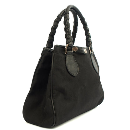 Christian Dior Tote Trotter Boston in Black, Fabric — Alternate View 15