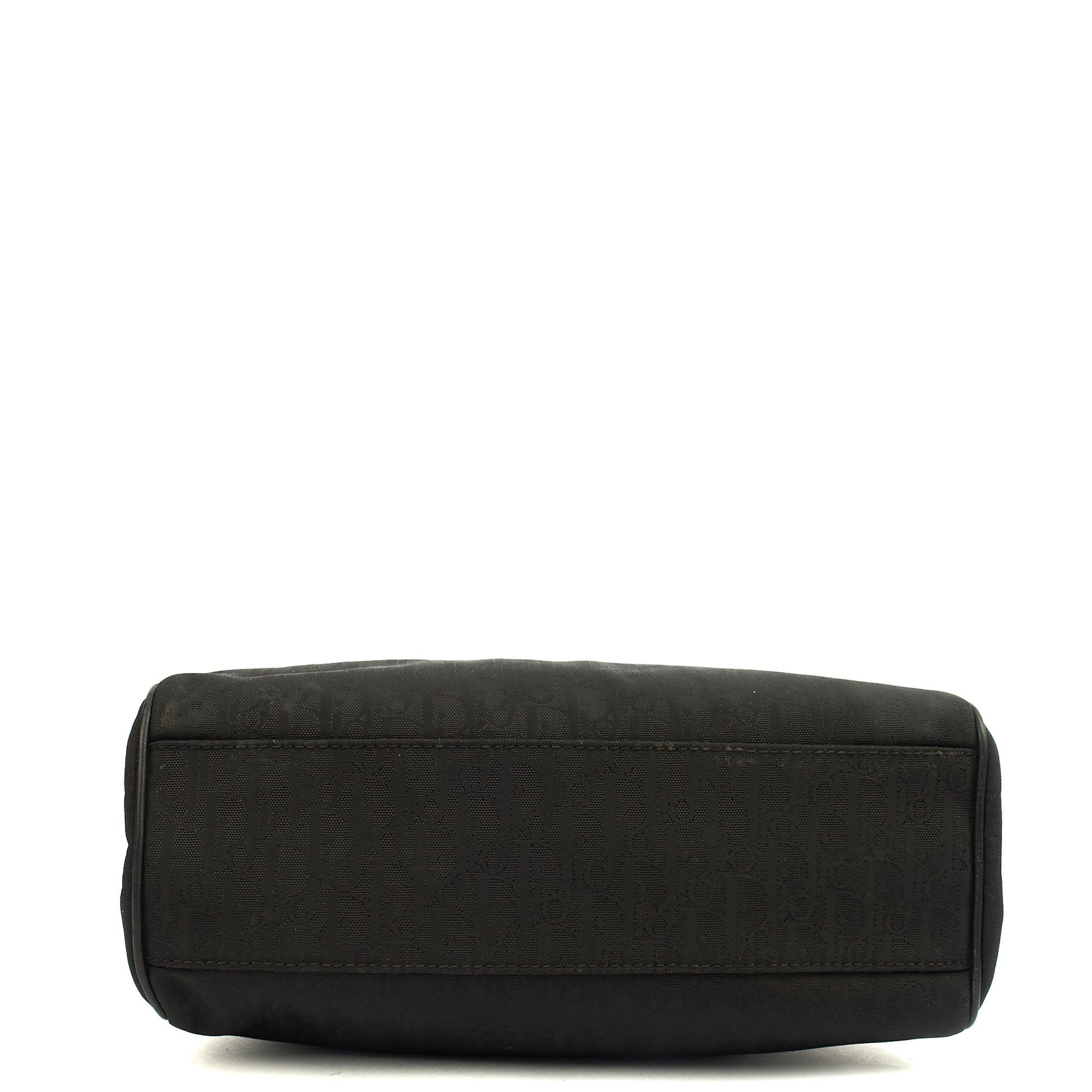 Christian Dior Tote Trotter Boston in Black, Fabric — Detail View