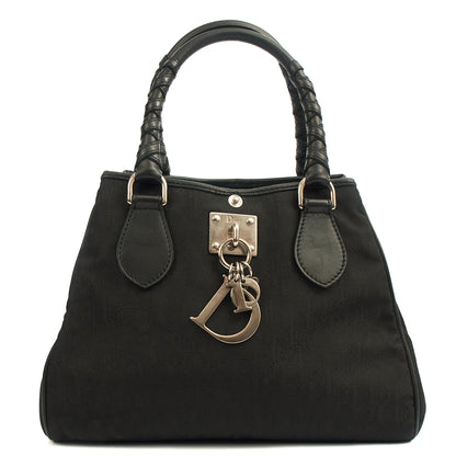 Christian Dior Tote Trotter Boston in Black, Fabric — Alternate View 14