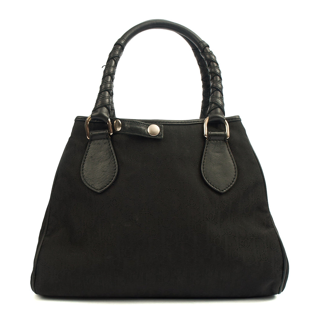 Christian Dior Tote Trotter Boston in Black, Fabric — Alternate View 16