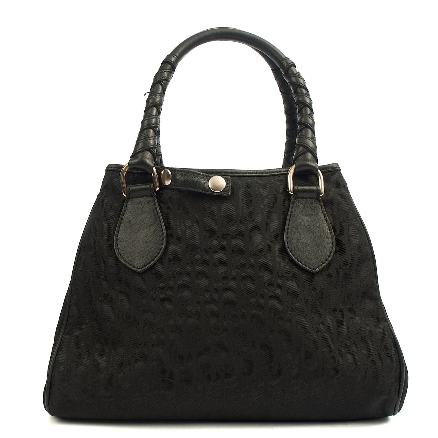 Christian Dior Tote Trotter Boston in Black, Fabric — Alternate View 10