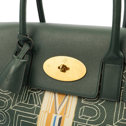 Mulberry Tote Bayswater Heritage in Green, Calfskin Leather — Side View