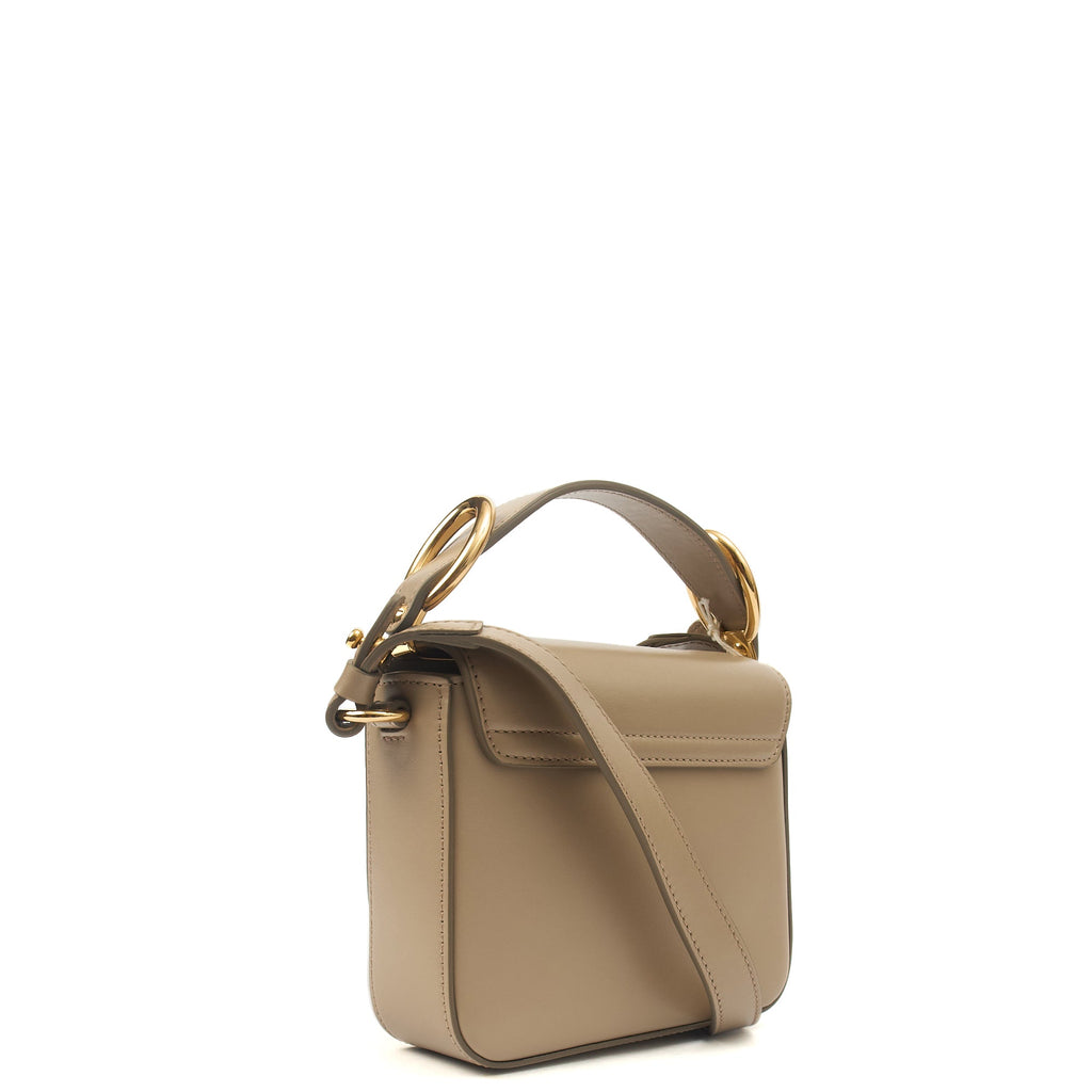 Chloe Cross Body Chloe C - Small in Grey, Leather — Side View