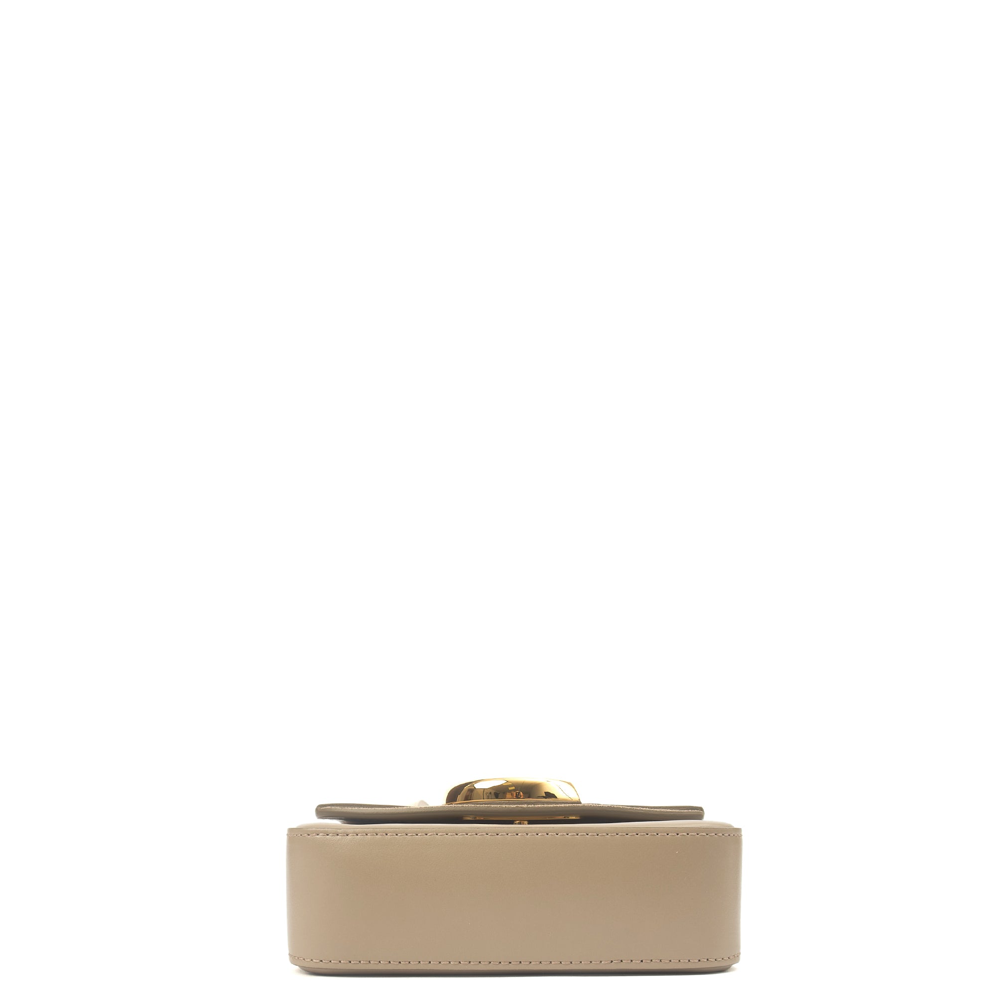 Chloe Cross Body Chloe C - Small in Grey, Leather — Top View