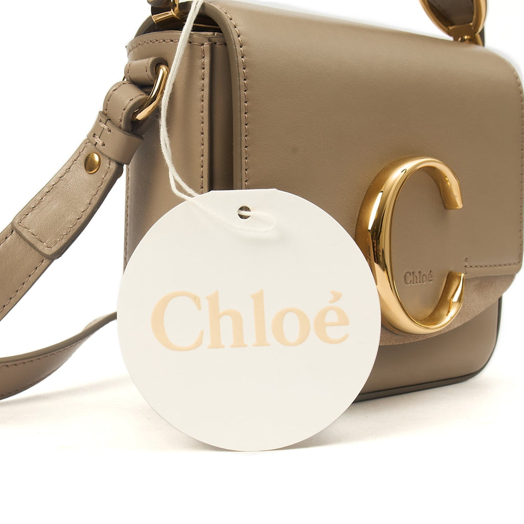 Chloe Cross Body Chloe C - Small in Grey, Leather — Alternate View 12
