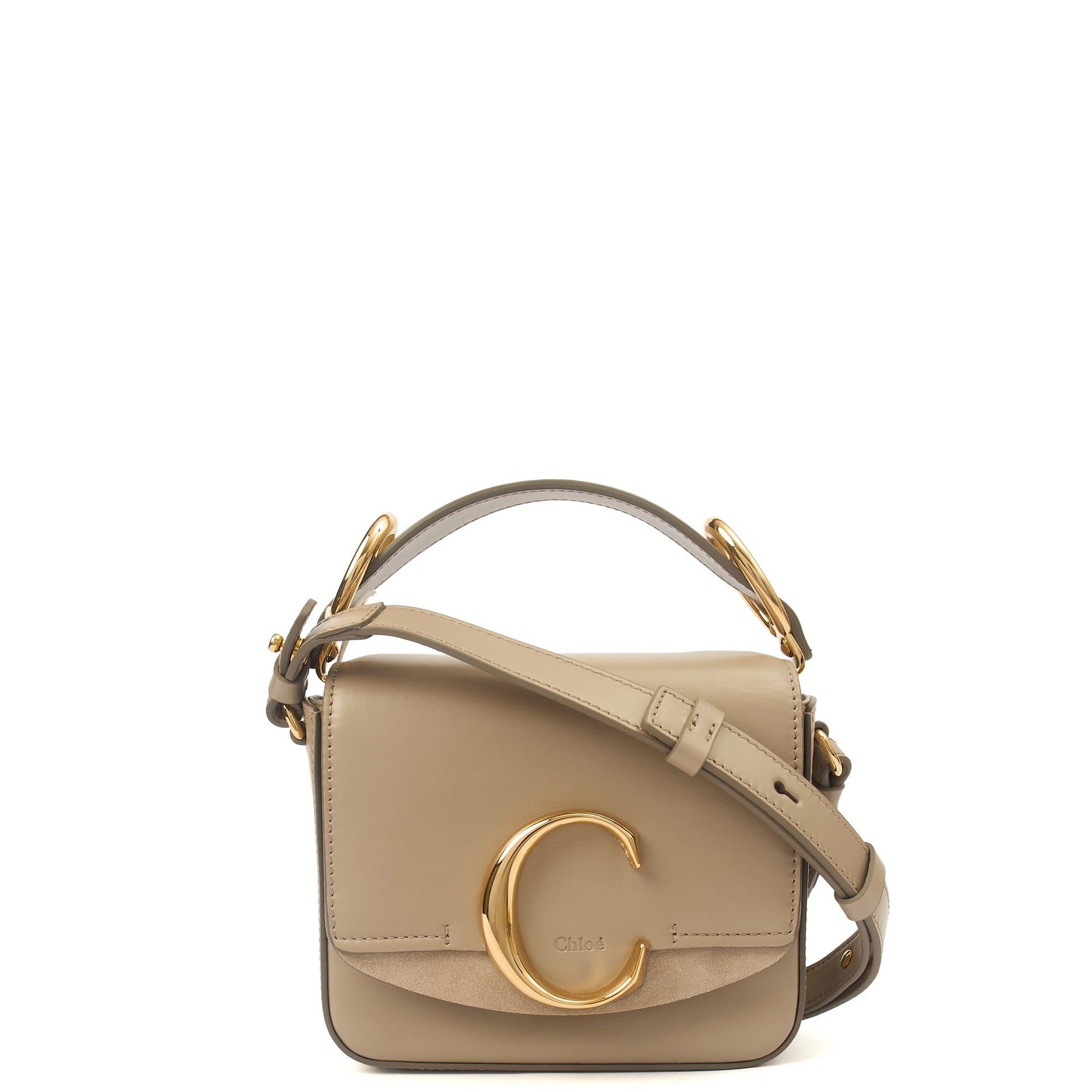 Chloe Cross Body Chloe C - Small in Grey, Leather — Alternate View 8
