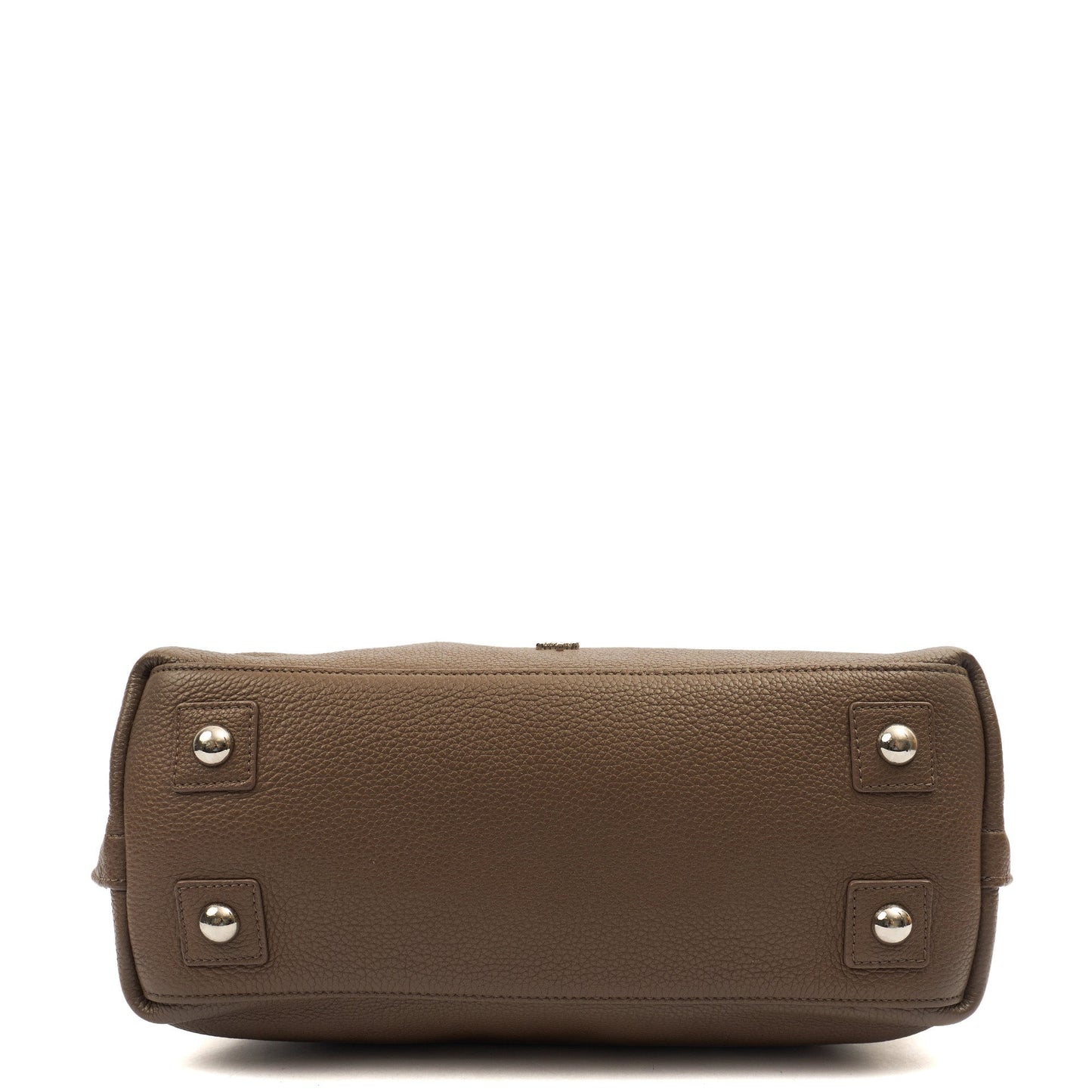Mulberry Tote Alice  in Taupe , Calfskin Leather — Detail View