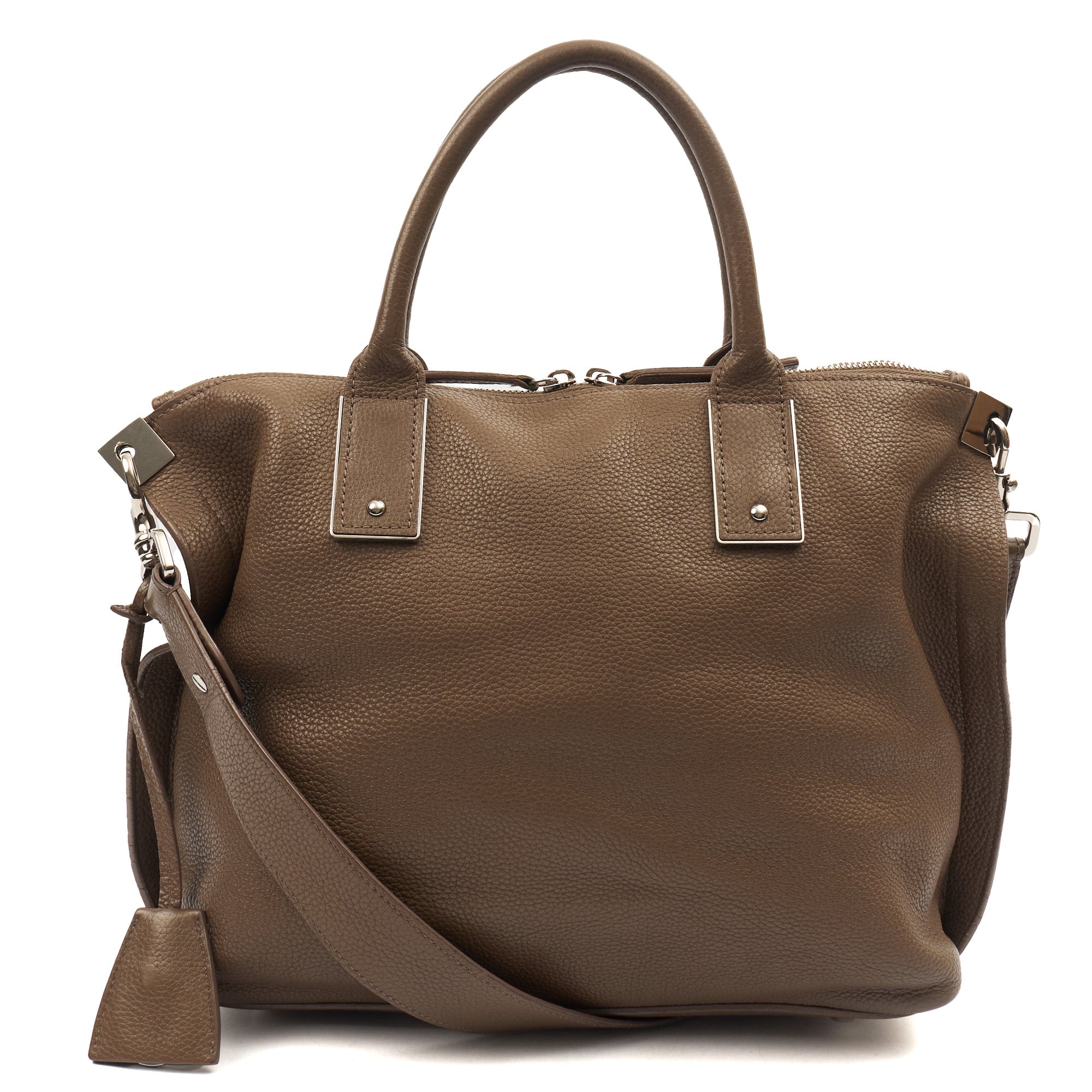 Mulberry Tote Alice  in Taupe , Calfskin Leather — Top View