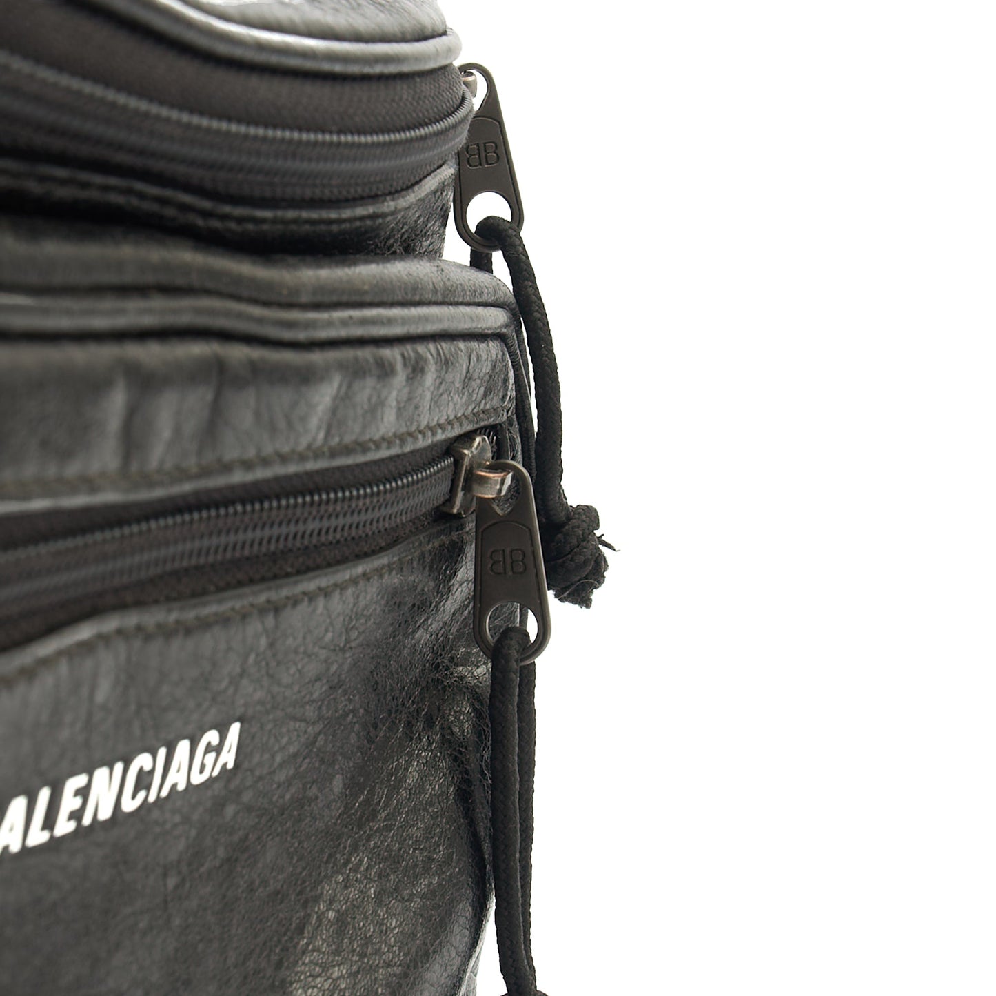 Balenciaga Cross Body Crossbody in Black, Veau (Calfskin) — Top View