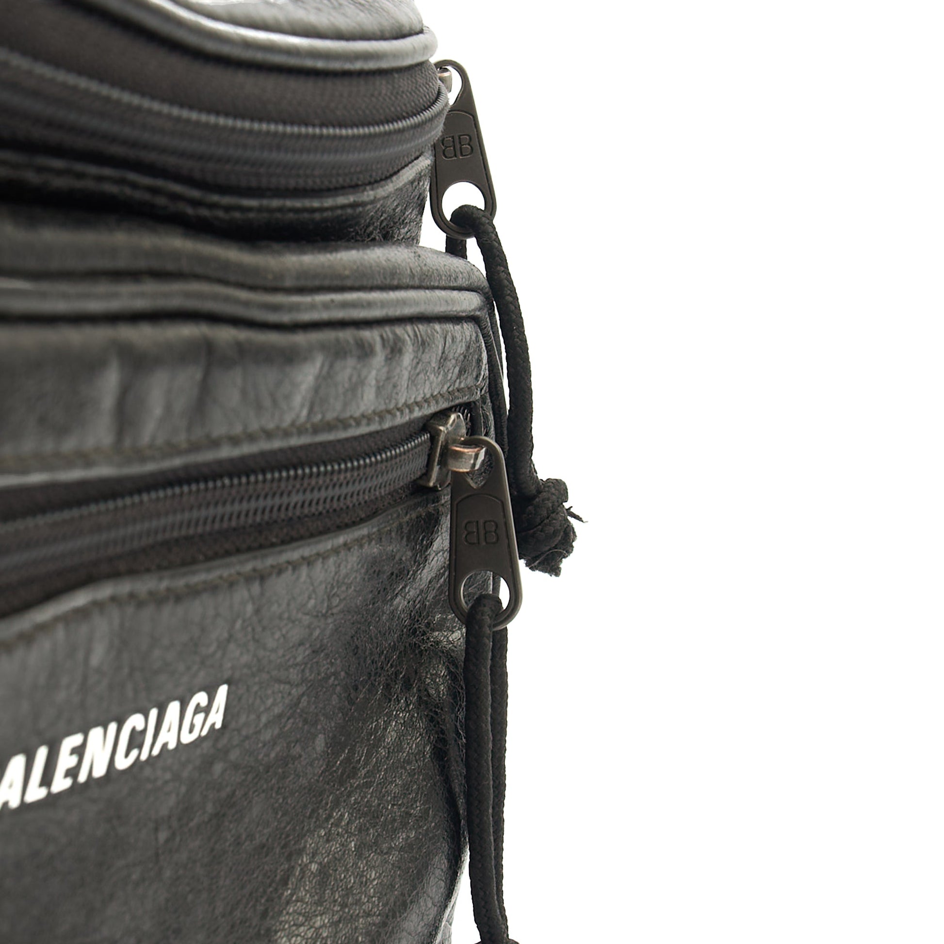 Balenciaga Cross Body Crossbody in Black, Veau (Calfskin) — Top View