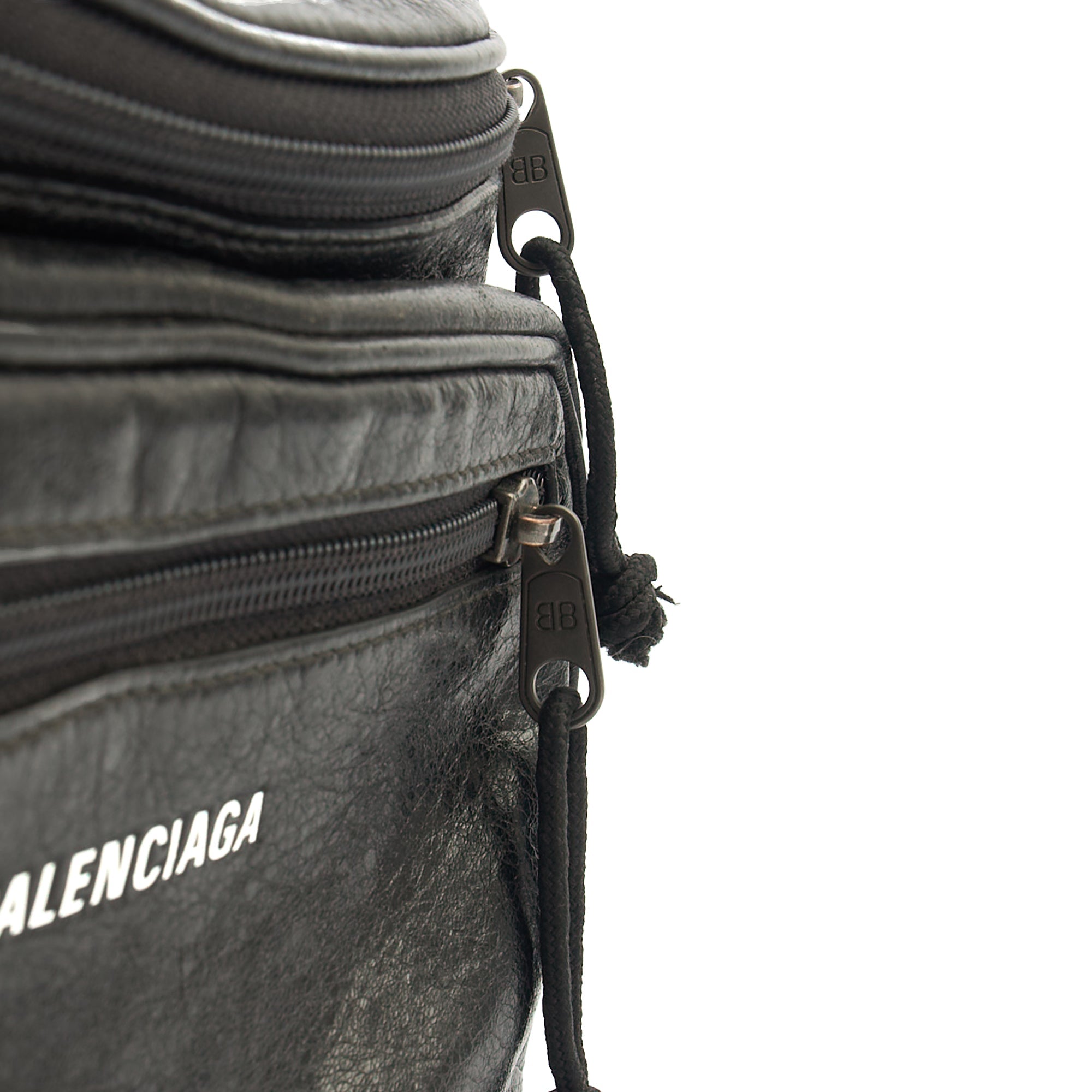 Balenciaga Cross Body Crossbody in Black, Veau (Calfskin) — Top View