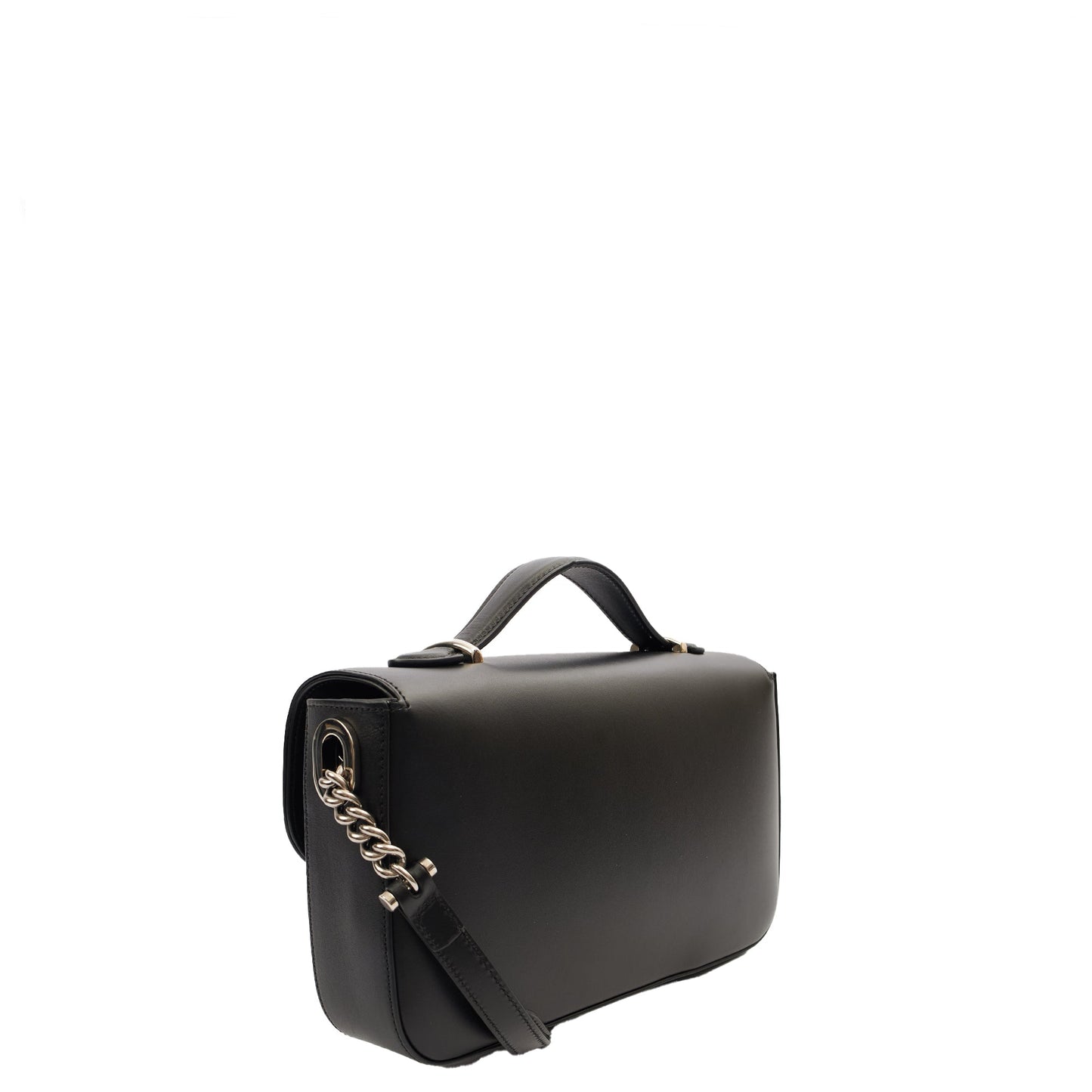 Gucci Shoulder Bag Petite GG Shoulder Bag - Mini in Black, Leather — Side View