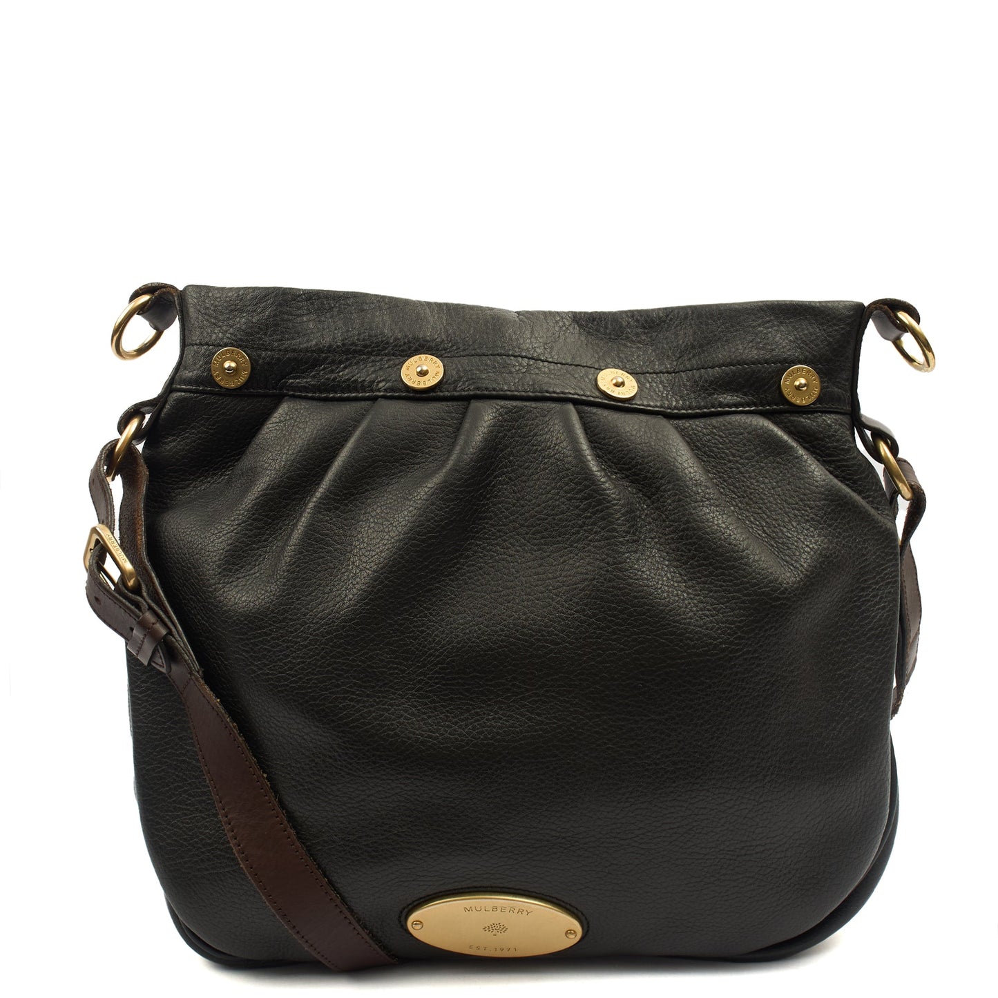 Mulberry Cross Body Mitzy Tote in Black, Leather — Alternate View 7