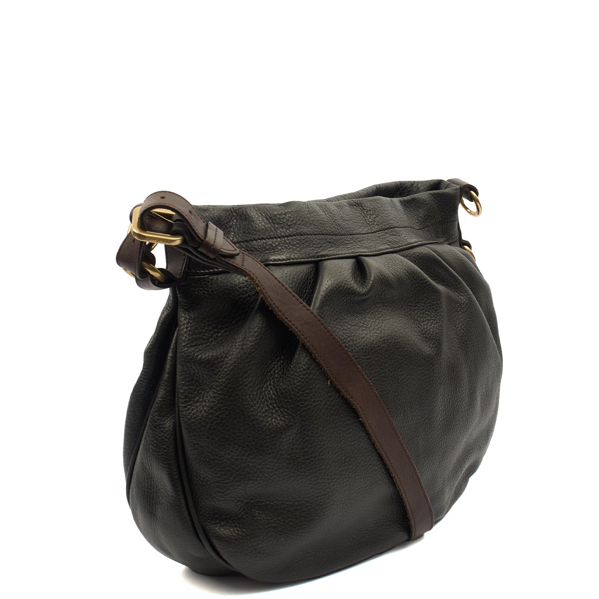 Mulberry Cross Body Mitzy Tote in Black, Leather — Side View