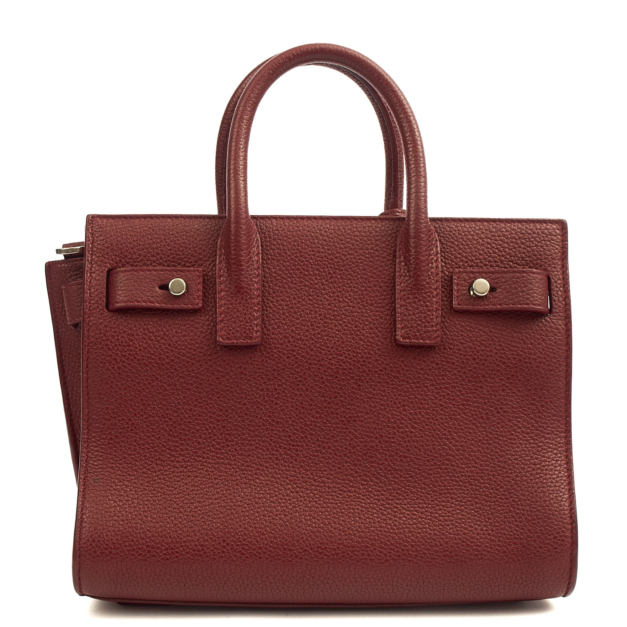 Saint Laurent Mini Bag Sac de Jour Nano in Red, Leather — Alternate View 9