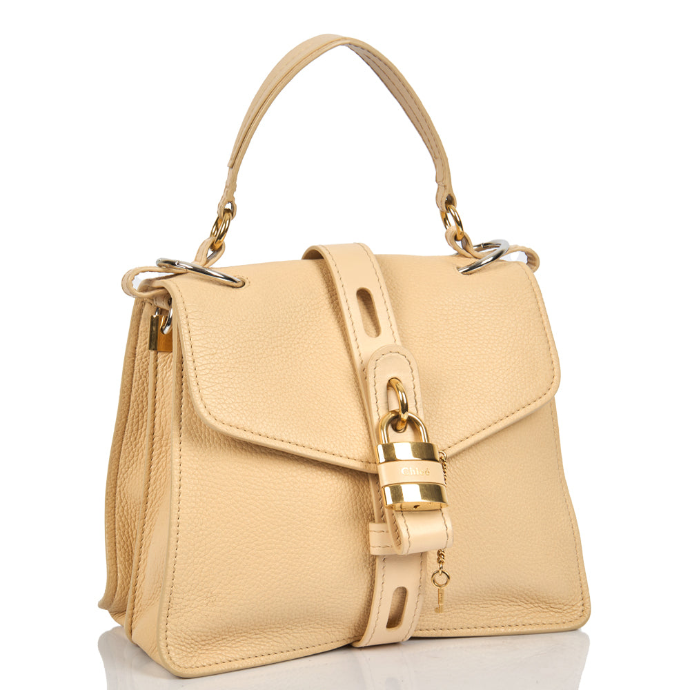 Chloe Tote Aby Tote - Medium in Neutral, Calfskin Leather — Alternate View 12