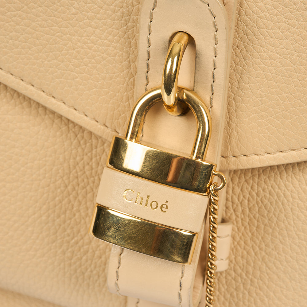 Chloe Tote Aby Tote - Medium in Neutral, Calfskin Leather — Alternate View 26