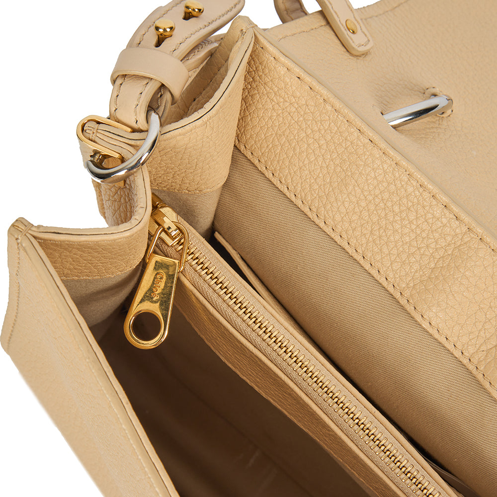 Chloe Tote Aby Tote - Medium in Neutral, Calfskin Leather — Alternate View 8
