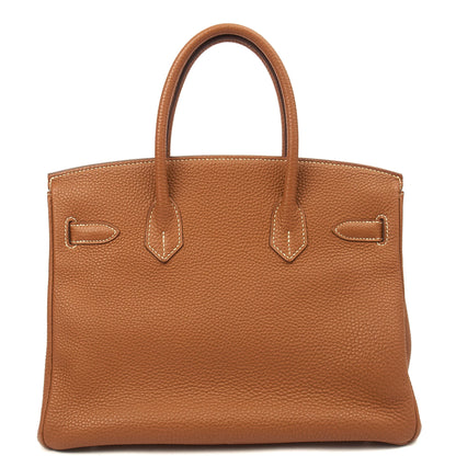 Hermes Birkin 30 in Gold, Togo Leather — Alternate View 15