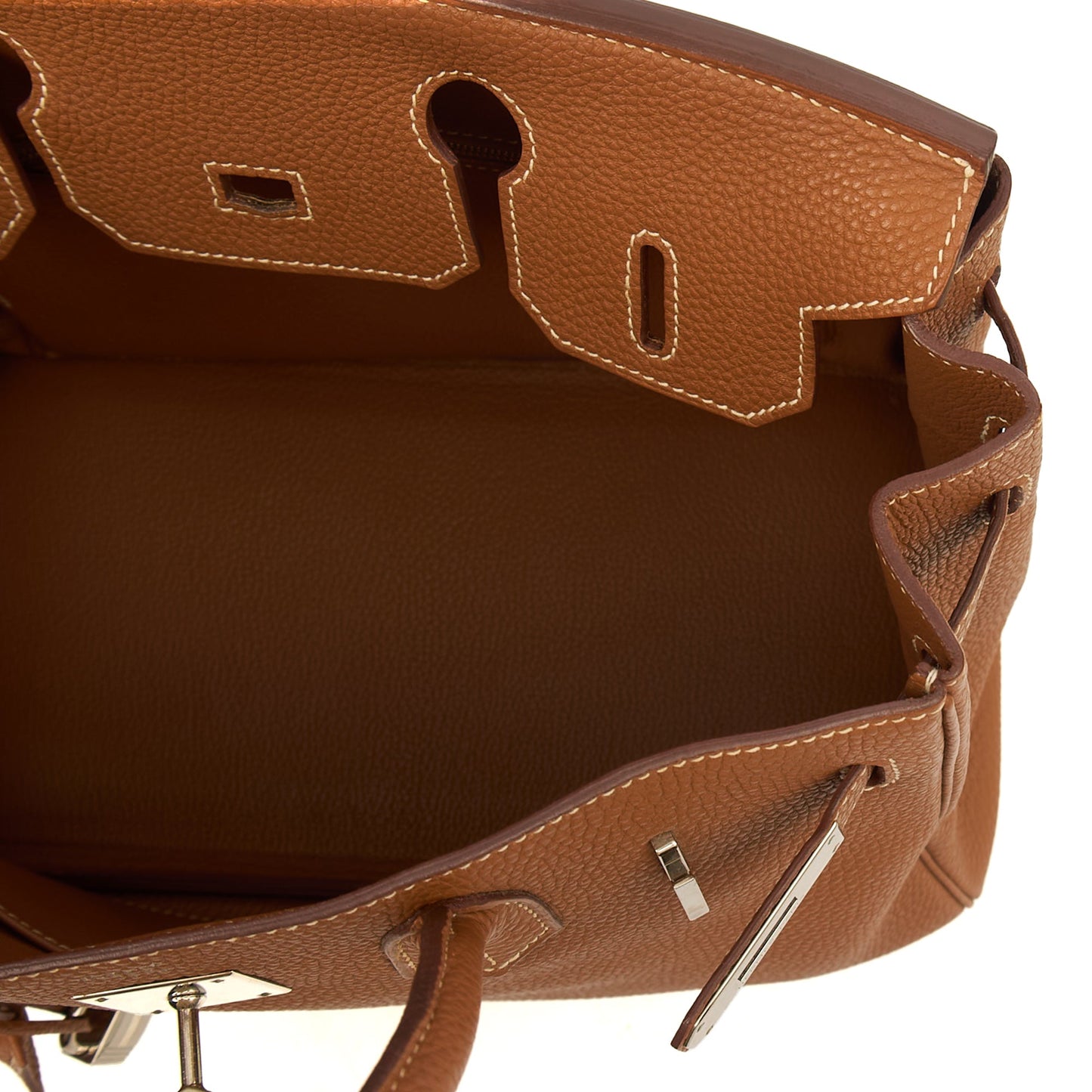 Hermes Birkin 30 in Gold, Togo Leather — Alternate View 12