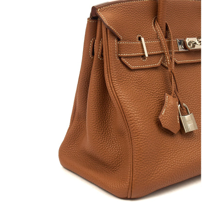 Hermes Birkin 30 in Gold, Togo Leather — Alternate View 17