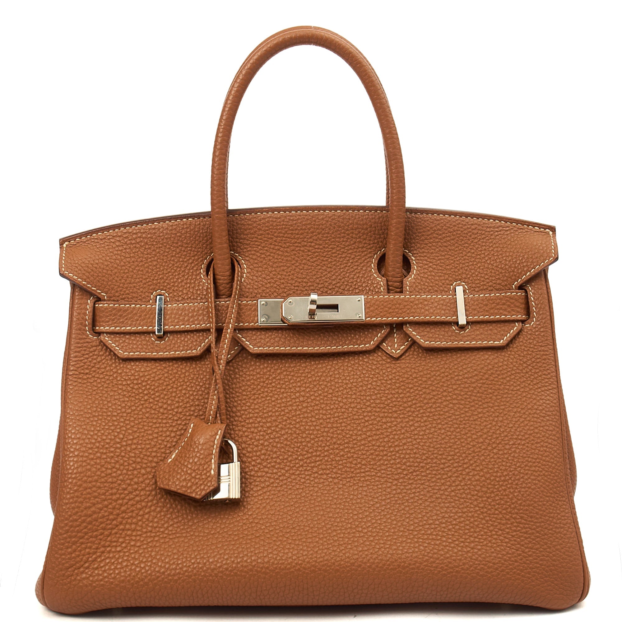 Hermes Birkin 30 in Gold, Togo Leather — Alternate View 13