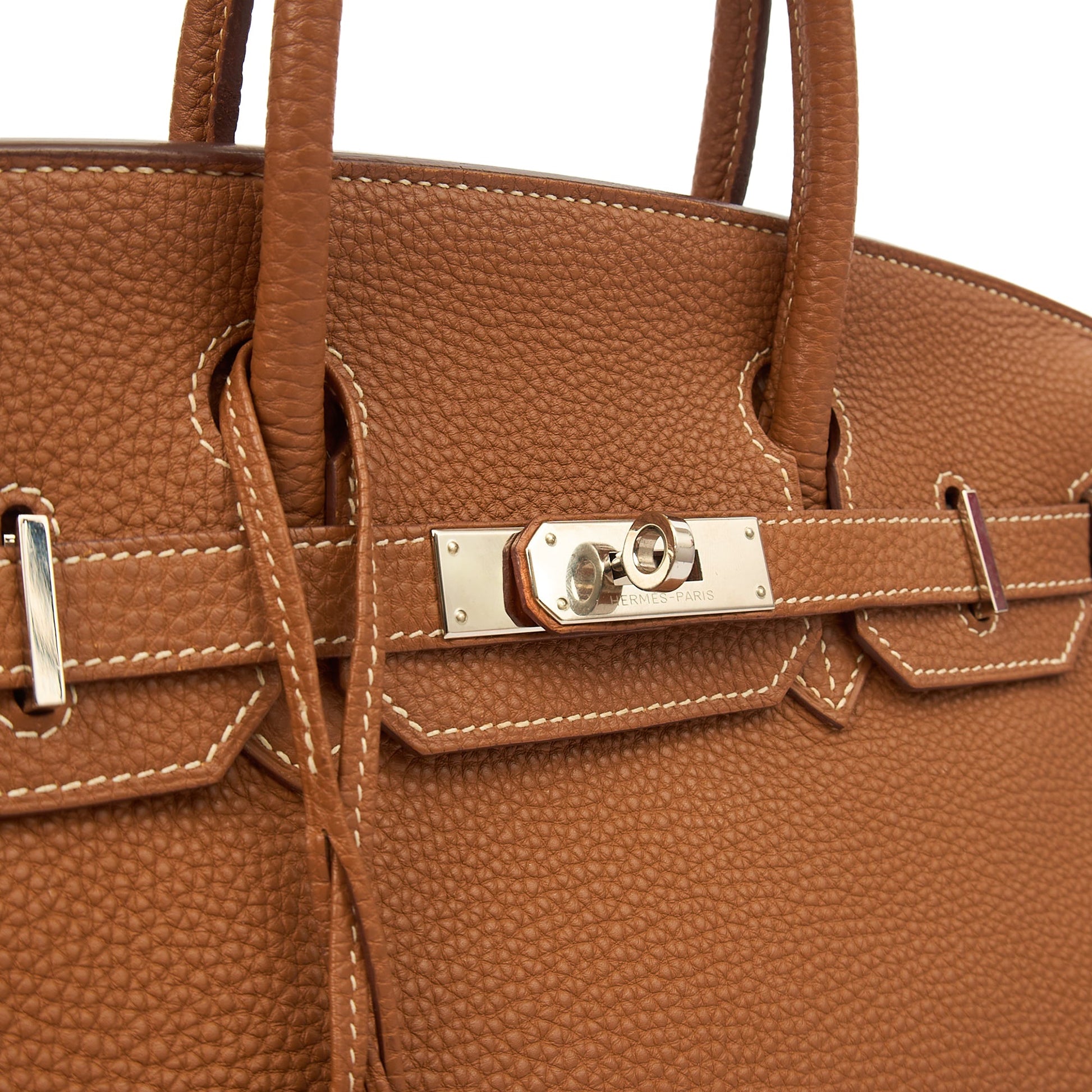 Hermes Birkin 30 in Gold, Togo Leather — Alternate View 7