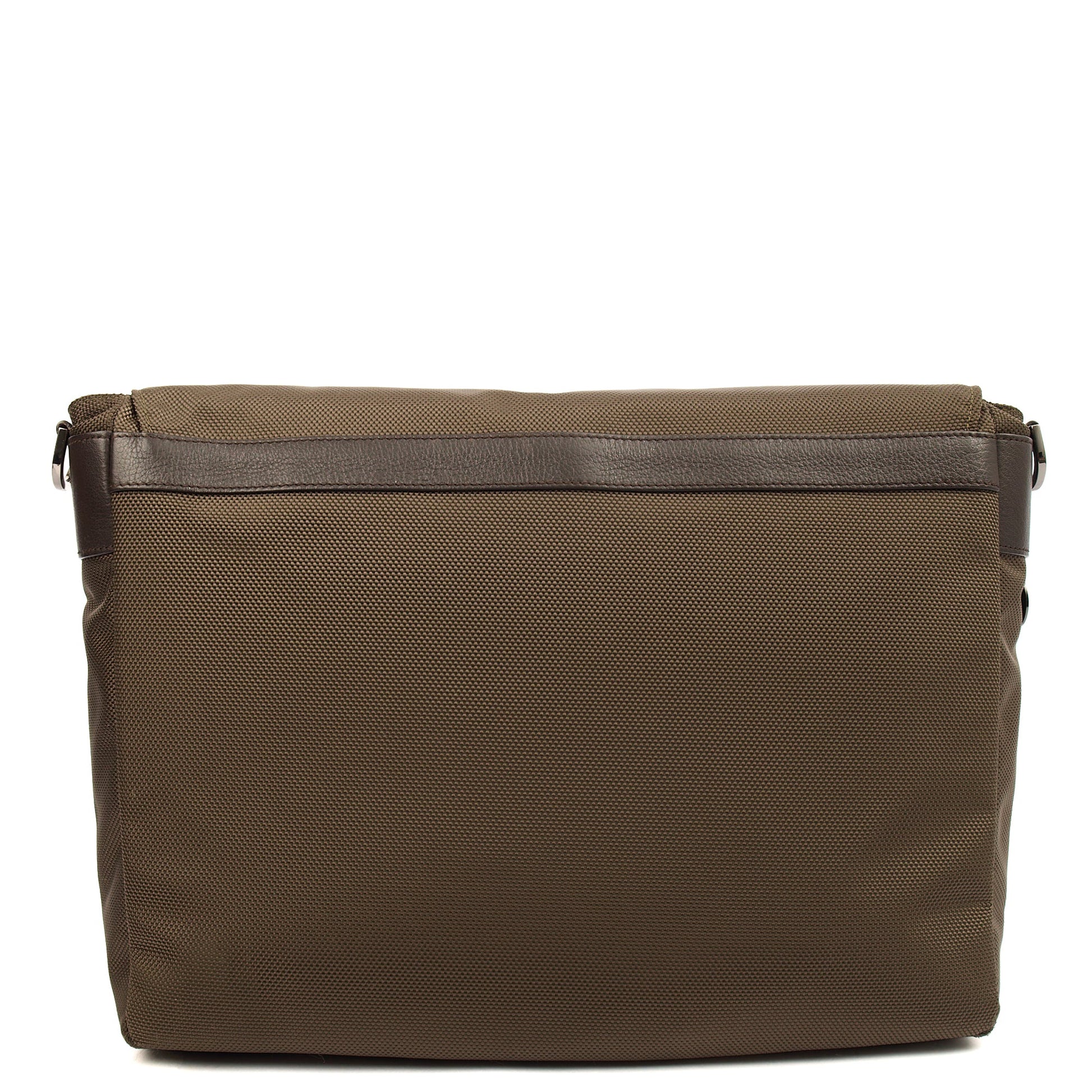 Mulberry Satchel Messenger in Green, Fabric — Top View