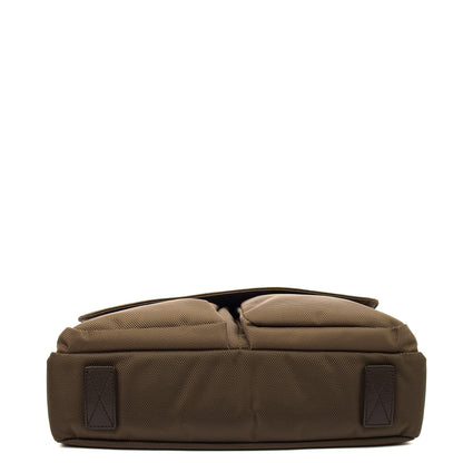 Mulberry Satchel Messenger in Green, Fabric — Detail View