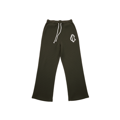 Cardair CD Emblem Knit Joggers - Olive — S — Front View
