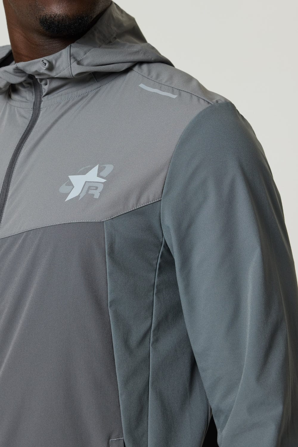 Reprimo RP Flight Windbreaker 'Grey' — XS — Lifestyle View