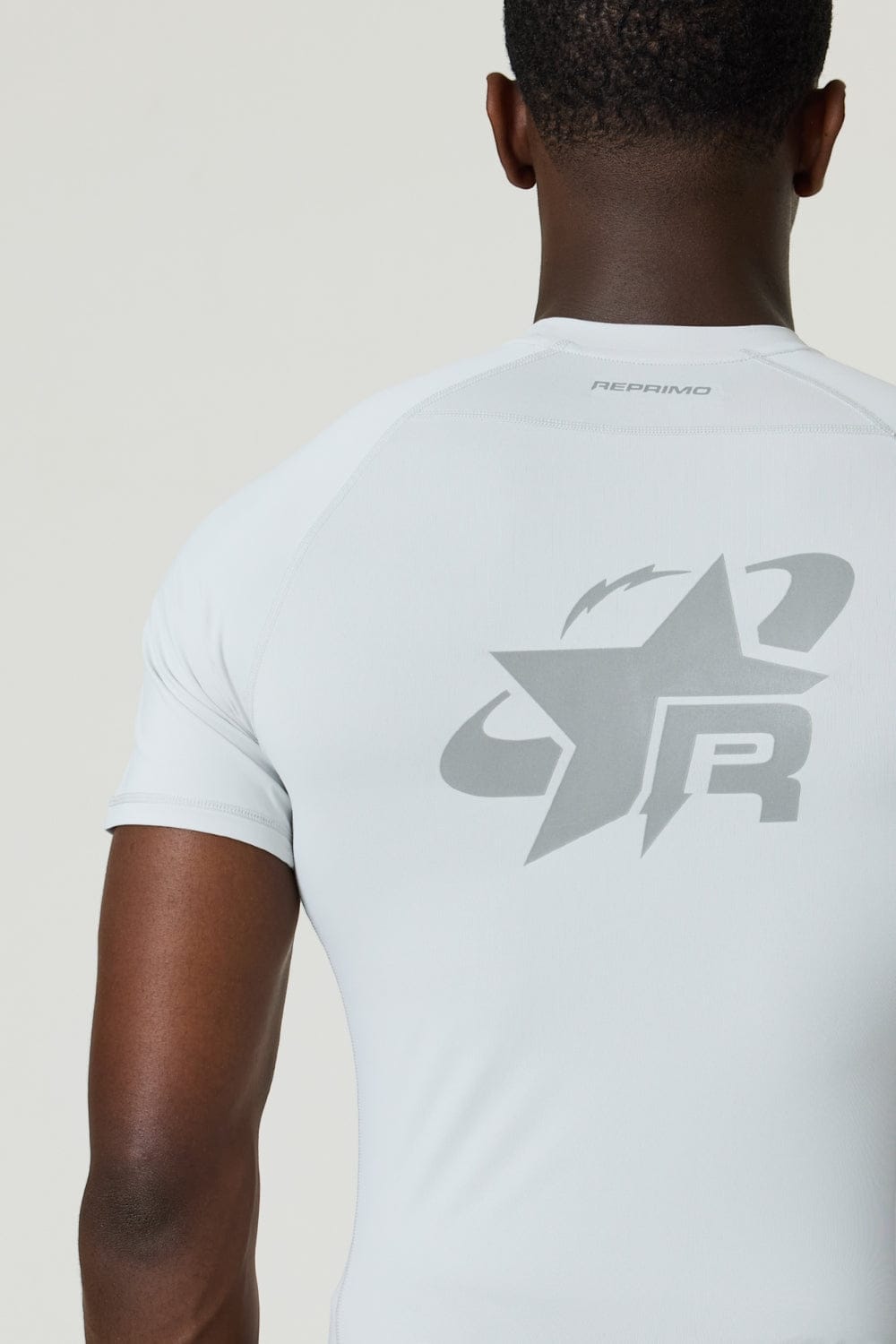 Reprimo RP Base-Layer T-Shirt 'Light Grey Reflective' — XS — Lifestyle View