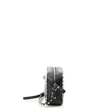 Valentino Cross Body Rockstud Crossbody Bag - Small in Black, Calfskin — Alternate View 10