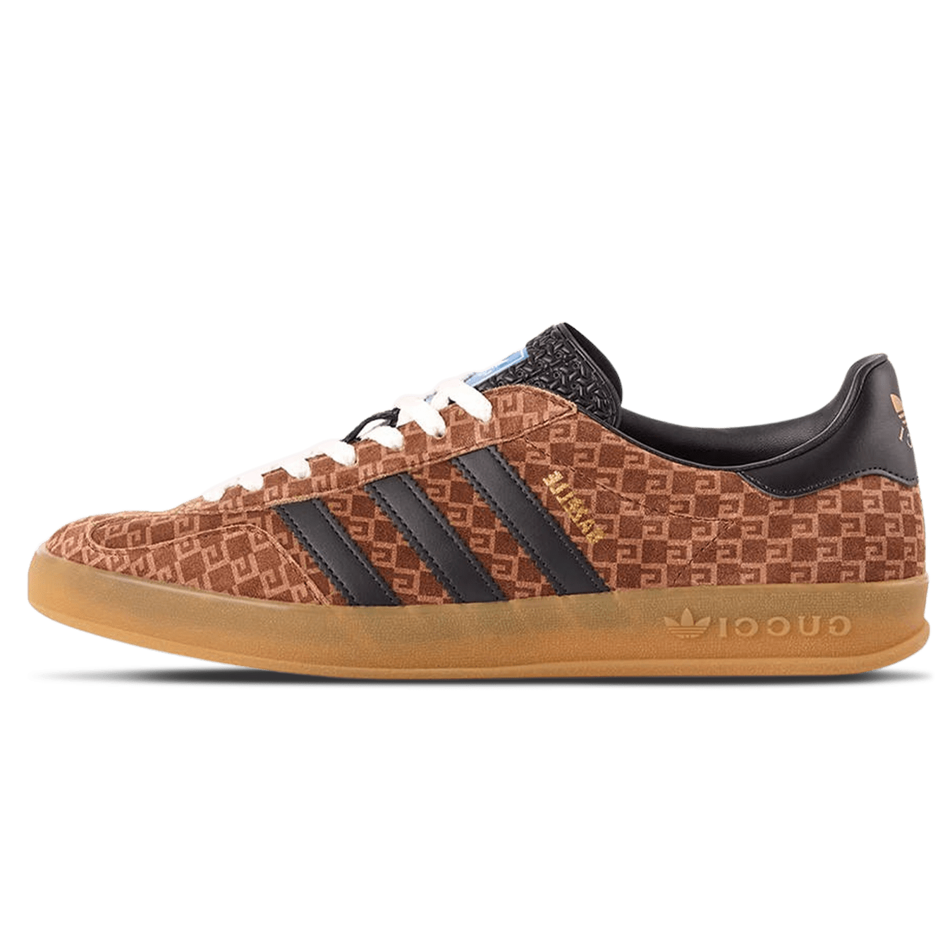 Gucci x Adidas Gazelle 'Square GG Monogram' — UK 3.5 | EU 36 | US 4 — Front View