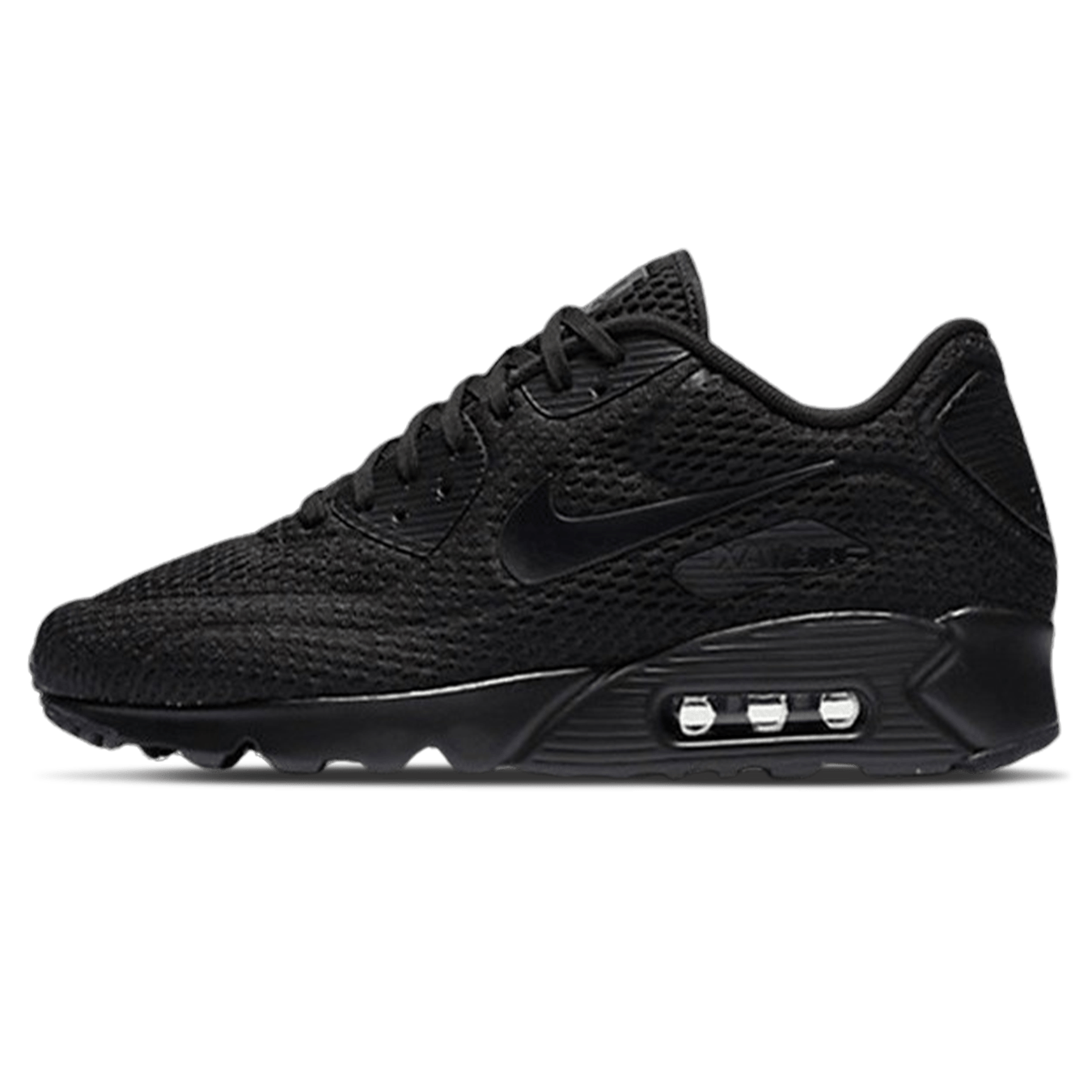 Nike Air Max 90 Ultra BR 'Triple Black' — UK 3 | EU 35.5 | US 3.5 — Front View