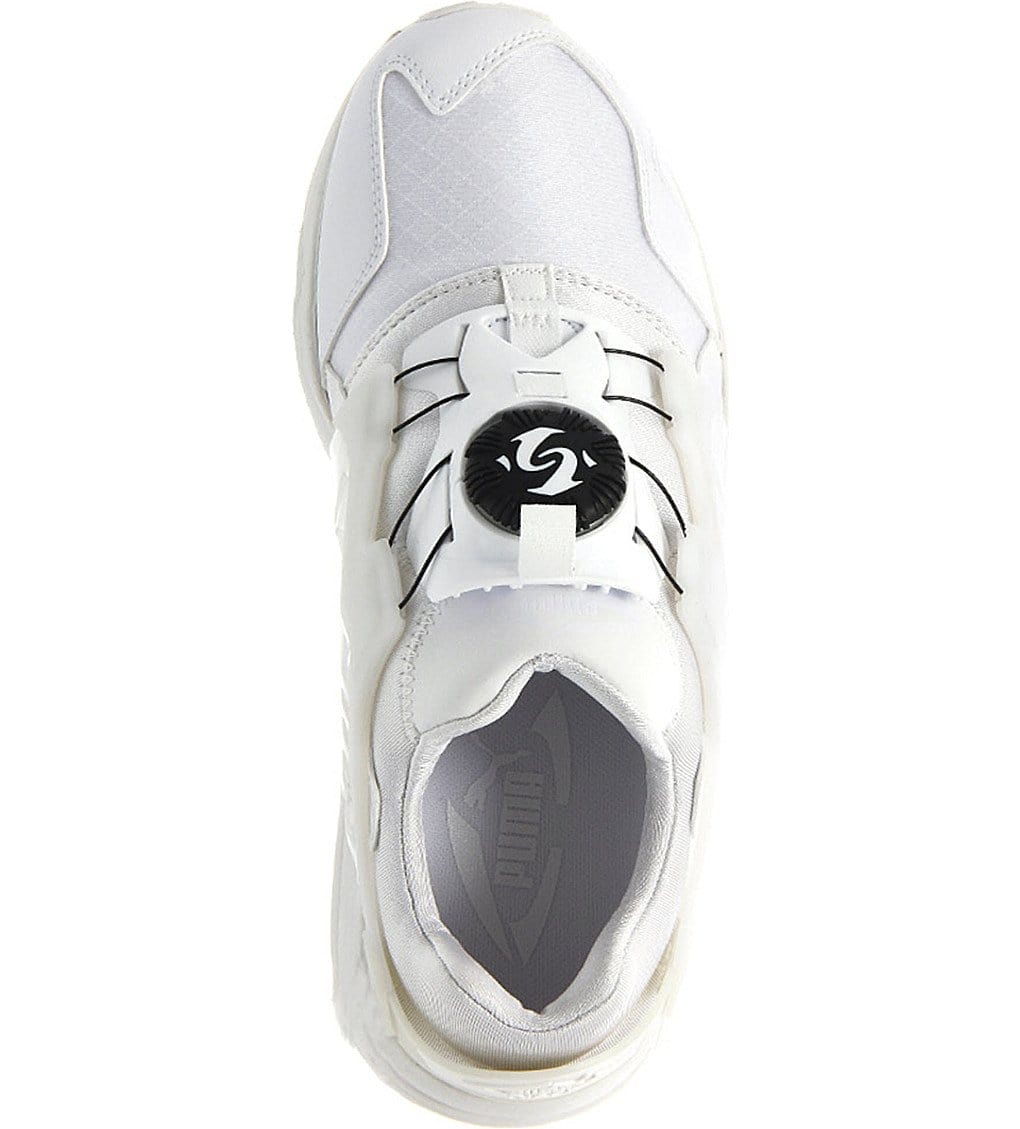 Puma Trinomic Disc Blaze 'All White' — UK 5 | EU 38 | US 6 — Top View