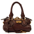 Chloe Bag Paddington - Small in Brown, Leather — Front View