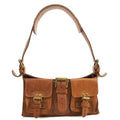 Mulberry Shoulder Bag Blenheim in Oak, Calfskin Leather — Front View