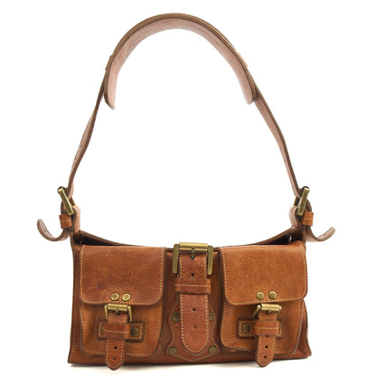 Mulberry Shoulder Bag Blenheim in Oak, Calfskin Leather — Front View