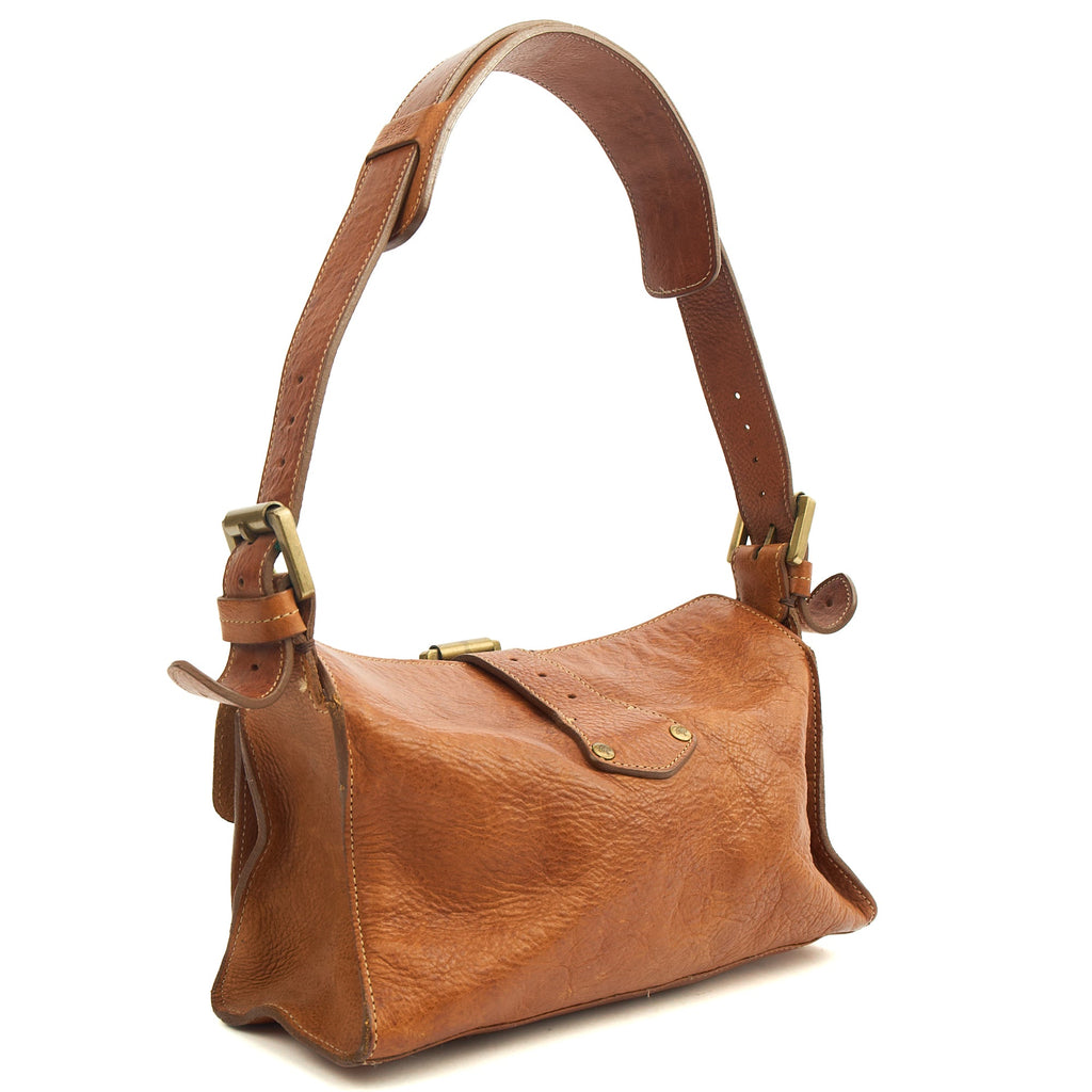 Mulberry Shoulder Bag Blenheim in Oak, Calfskin Leather — Back View
