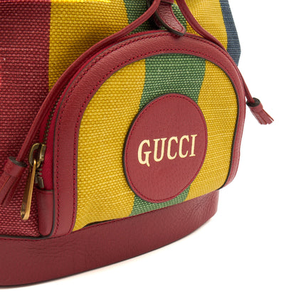 Gucci Backpack Backpack in Multi, Fabric — Lifestyle View
