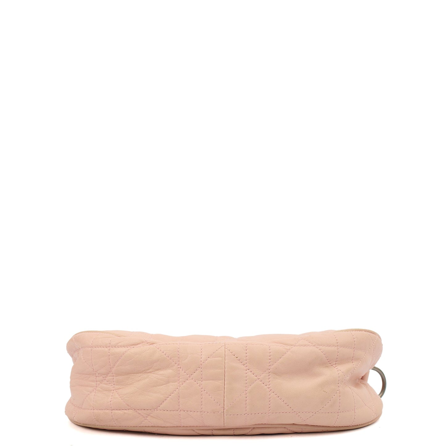 Christian Dior Shoulder Bag Shoulder Bag in Pink, Cannage Quilted Lambskin — Detail View
