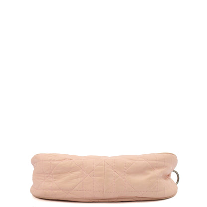 Christian Dior Shoulder Bag Shoulder Bag in Pink, Cannage Quilted Lambskin — Detail View