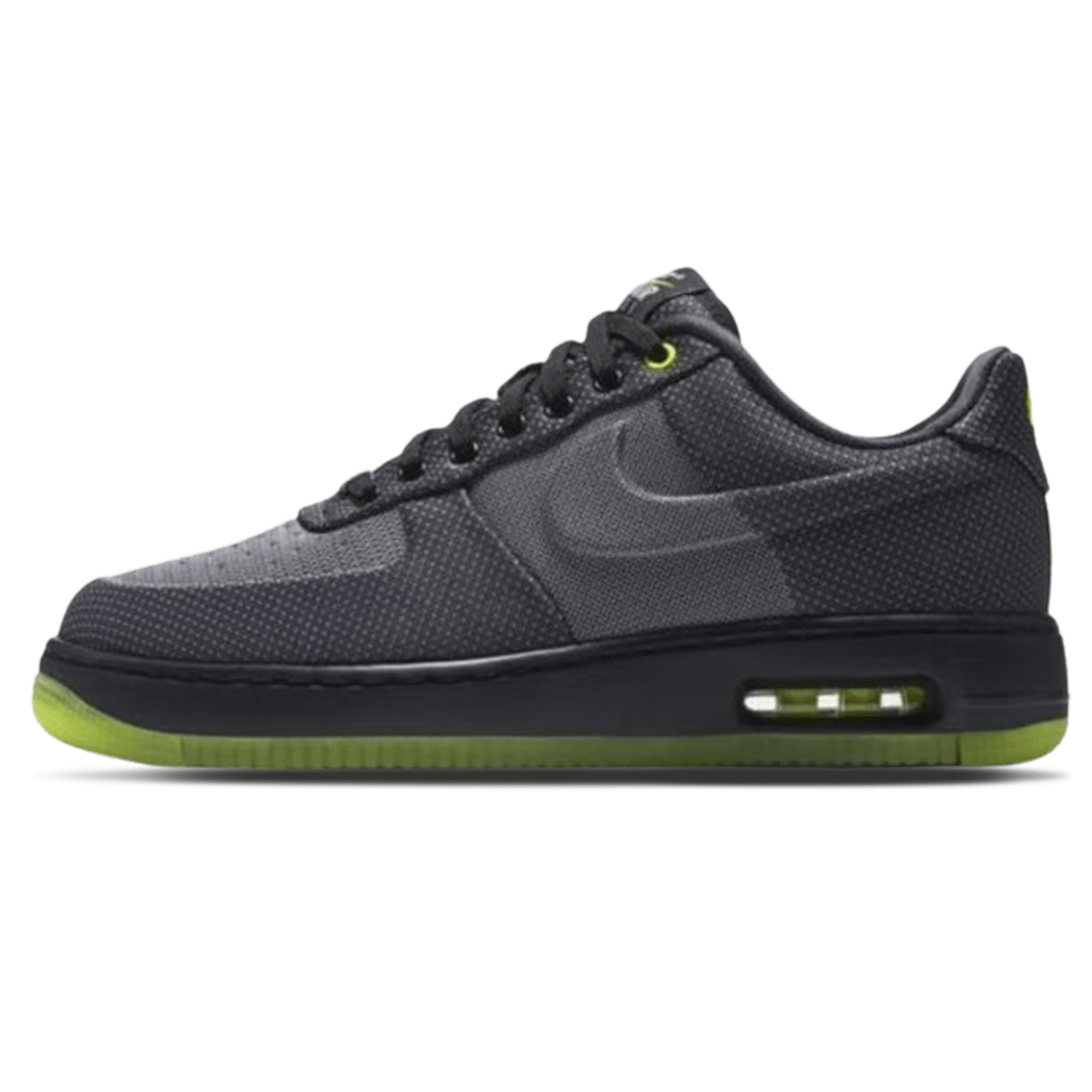 Nike Air Force 1 Elite Knit Jacquard VT 'Wolf Grey' — UK 3 | EU 35.5 | US 3.5 — Front View
