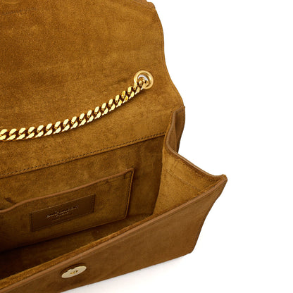 Saint Laurent Shoulder Bag Fringe Bag in Brown, Suede — Alternate View 7