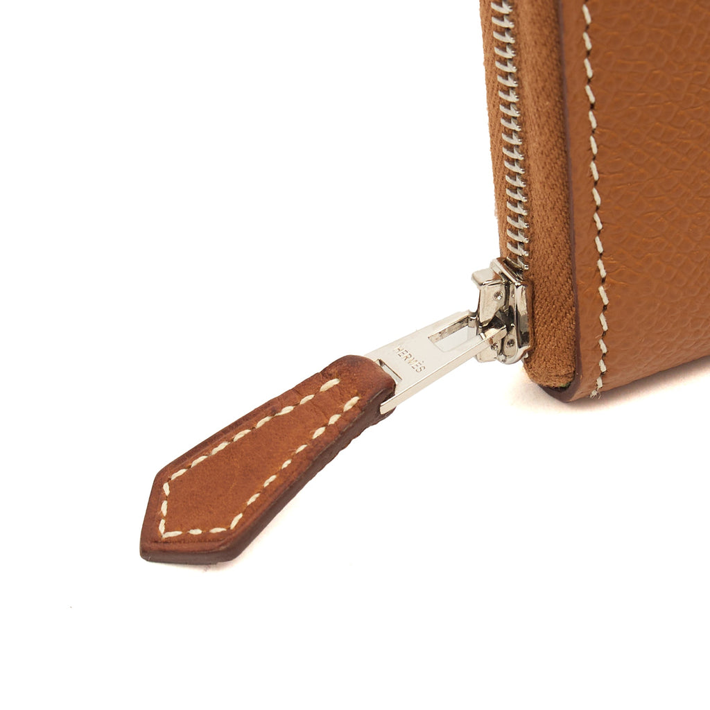 Hermes Purse Wallet in Gold, Epsom Leather — Alternate View 8